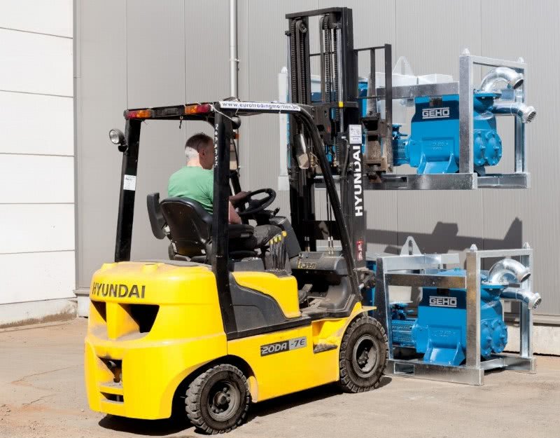 all clasal pumps are stackable for transport and storage